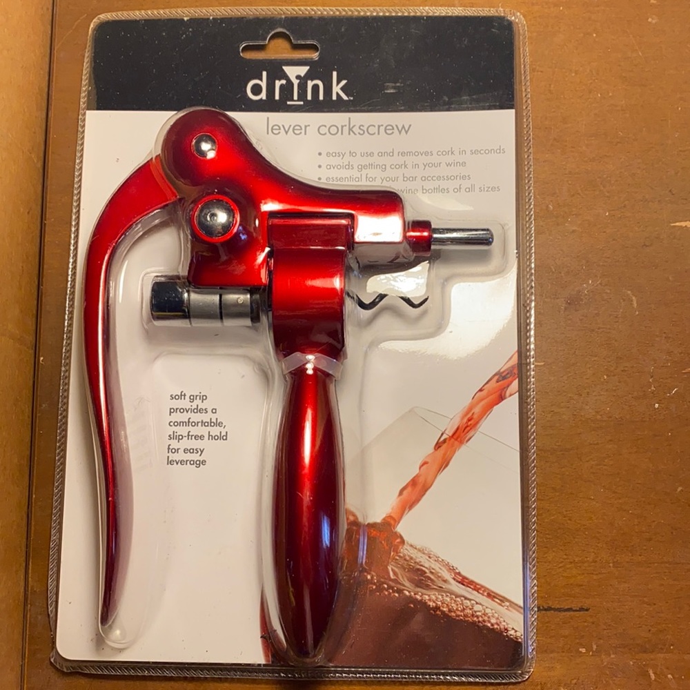 Brand new never used lever corkscrew